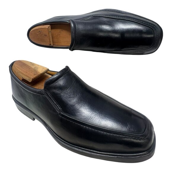 Johnston Murphy Goodwin Black Leather Venetian‎ Loafers main image 5